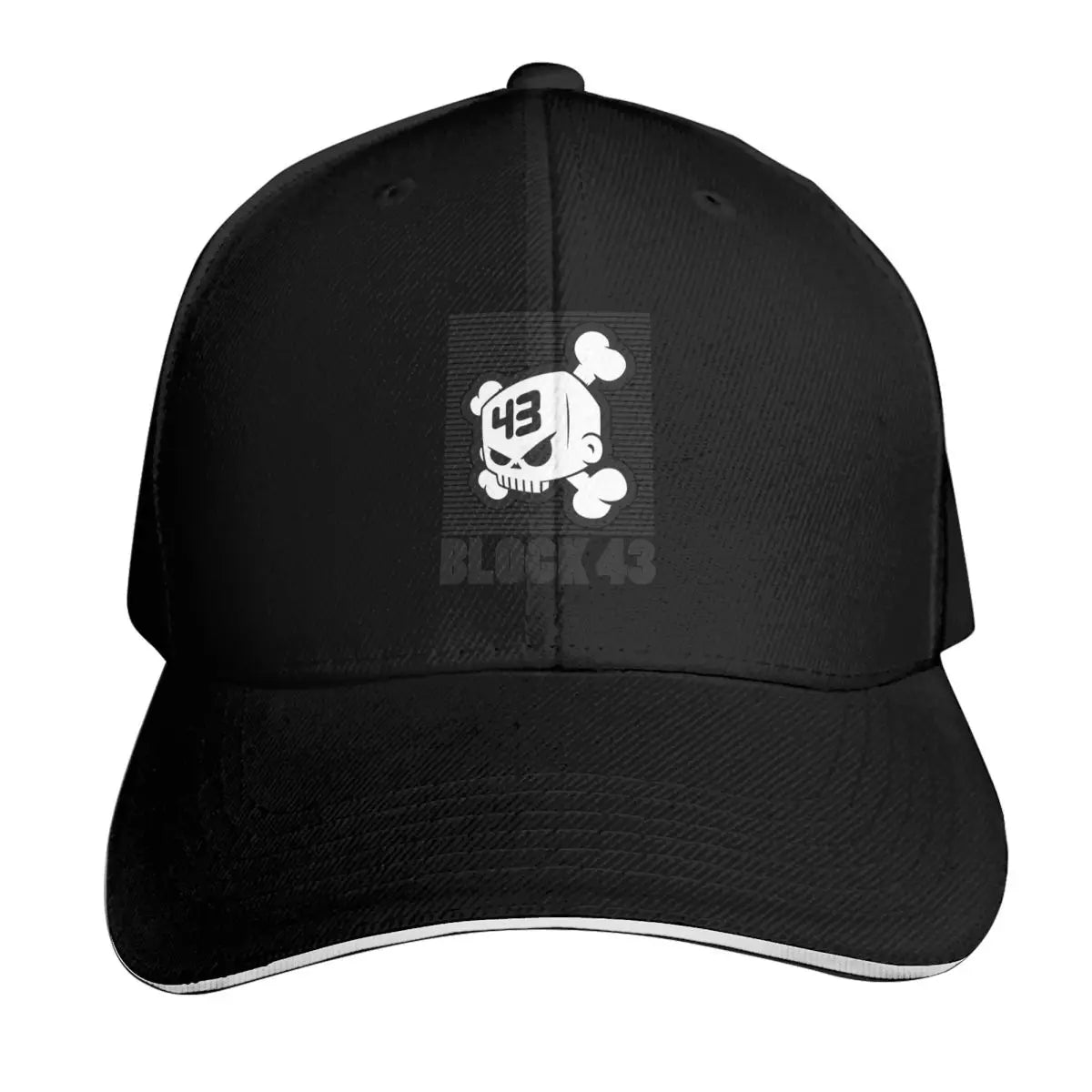 Ken Block Skull 43 Cap Fashion Casual Baseball Caps