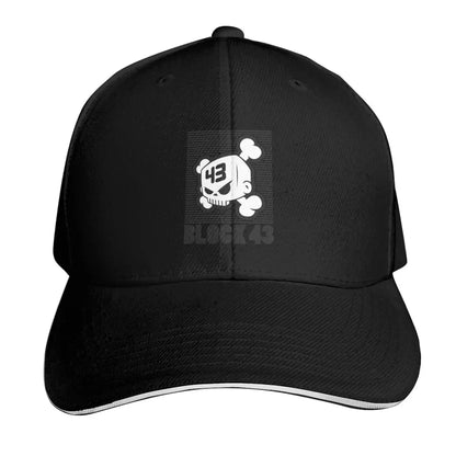 Ken Block Skull 43 Cap Fashion Casual Baseball Caps