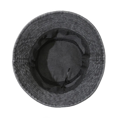 Vintage Oasis Bucket Hat Washed Fishing Hat for Men Women