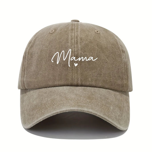 Mom Loves Patterned Printed Baseball Caps