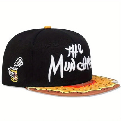 Fashion THE MUNCHIES Baseball Cap Embroidery Notched Donuts