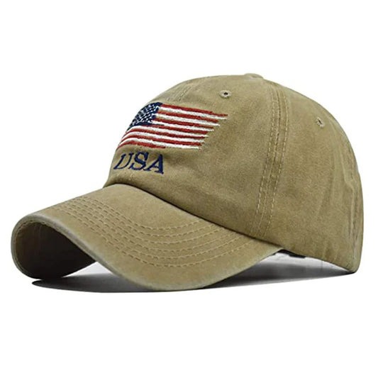 Wholsale Fashion USA Flag Camouflage Baseball Cap For Men Women