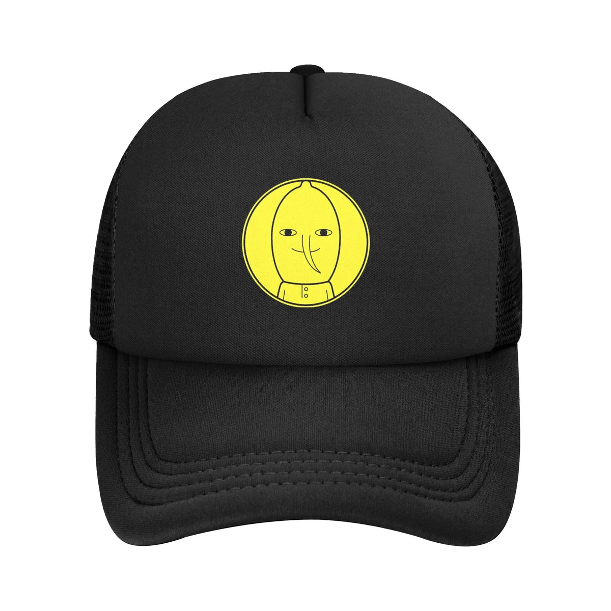 Adult Cartoon Lemongrab Trucker Cap Mesh Baseball Caps