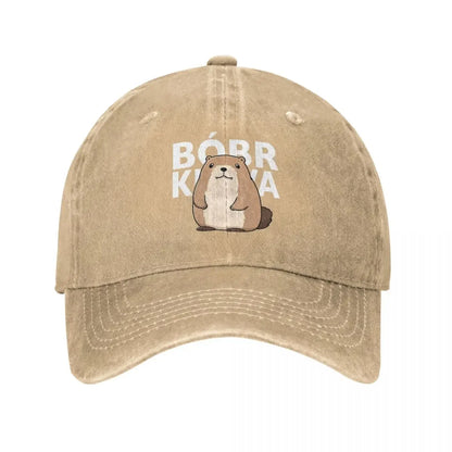 Classic Cute Poland Beaver Bober Meme Baseball Cap For Men Women Cotton Polish Bobr Kurwa Trucker Hat