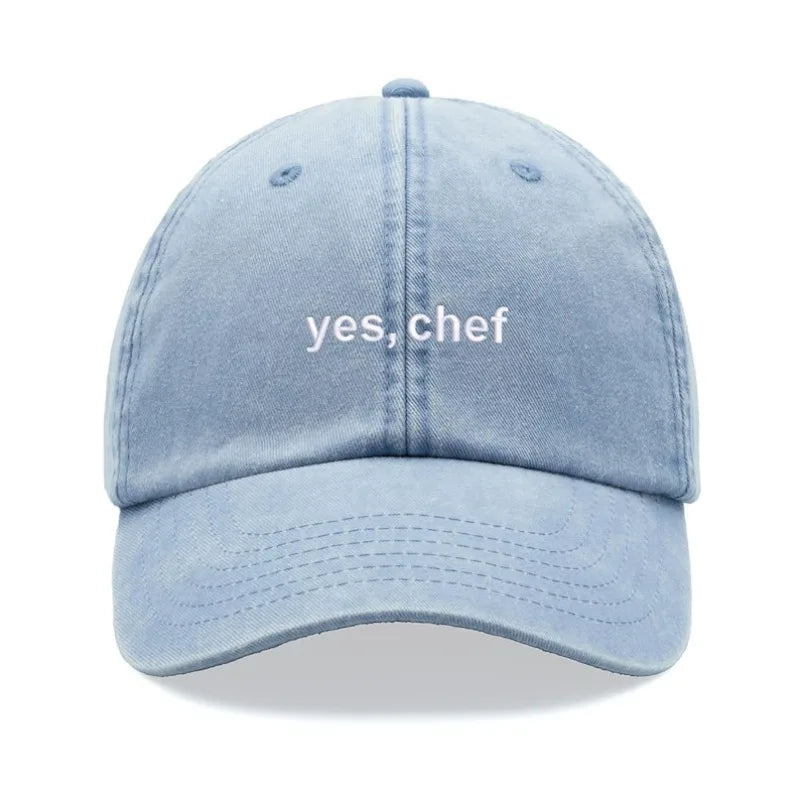 "yes, Chef" Printing Baseball Cap