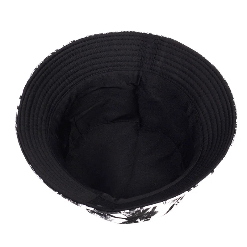 Men Women Coconut Tree Bucket Hat