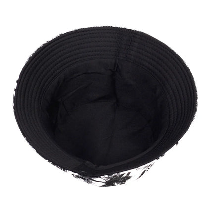 Men Women Coconut Tree Bucket Hat