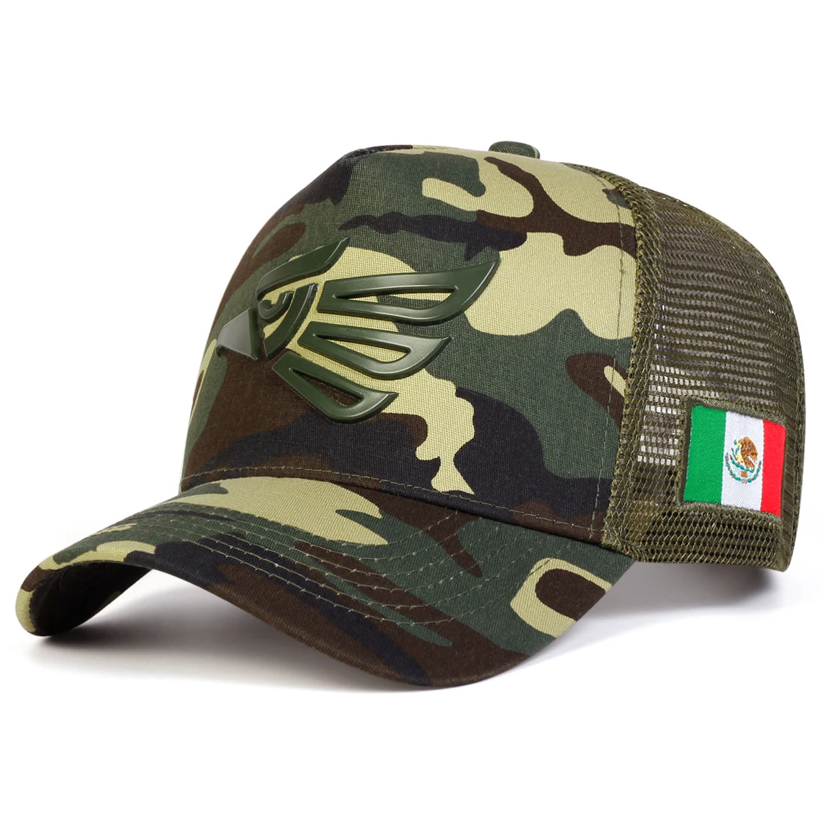 Unisex Mexican Eagle Label Baseball Caps