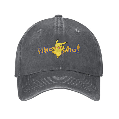 Pikachu Cap Pokemons Casual Baseball Cap