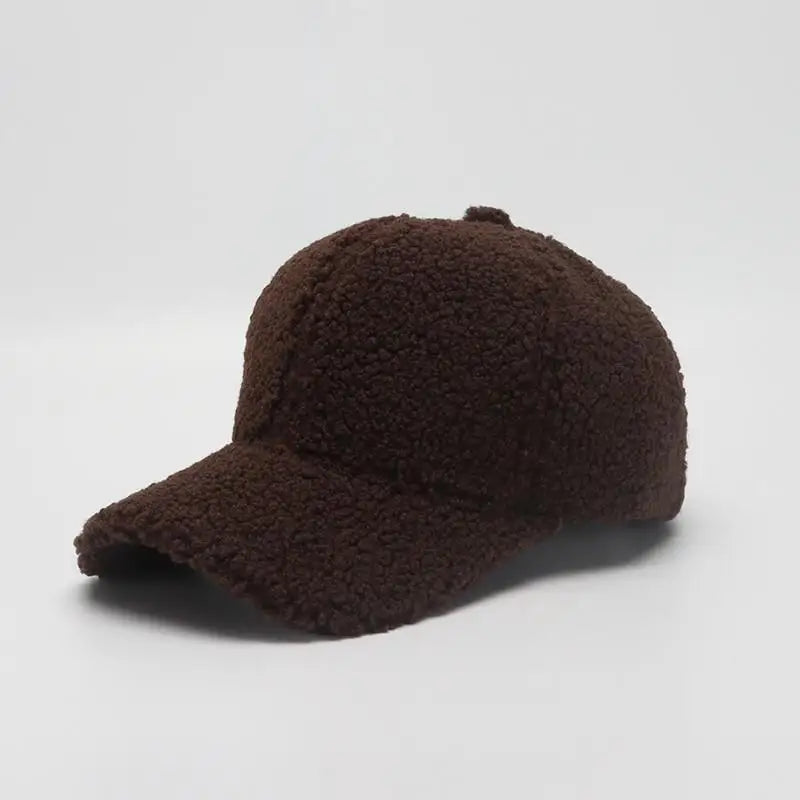 Winter Hats For Women Faux Fur Baseball Cap Female Outdoor