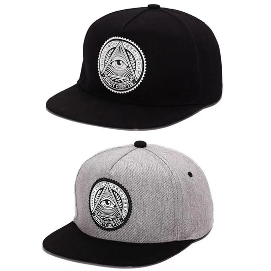 New Baseball Cap Eye Pattern Man Women Snapback Caps