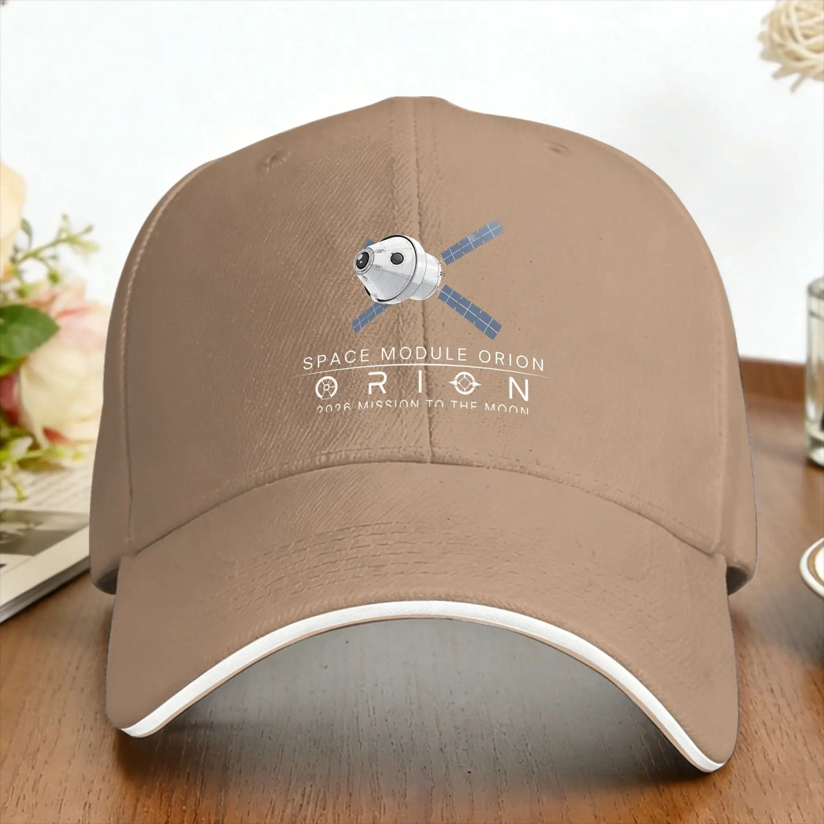 Artemis Orion Space Module 2026 Mission to the Moon Art Casual Baseball Cap