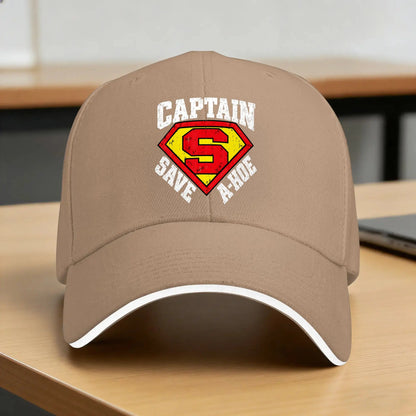 Captain Save A Hoe Costume Halloween Baseball Cap