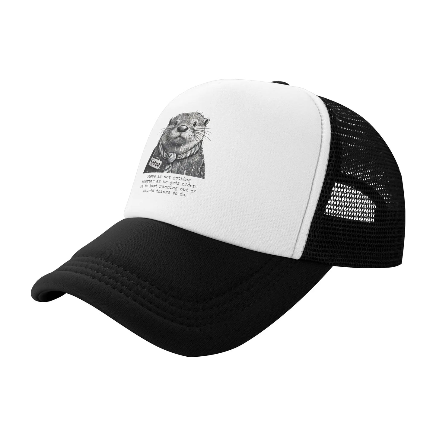 Unisex Steve Is Not Getting Smarter As He Gets Older Otter Trucker Hats Baseball Cap