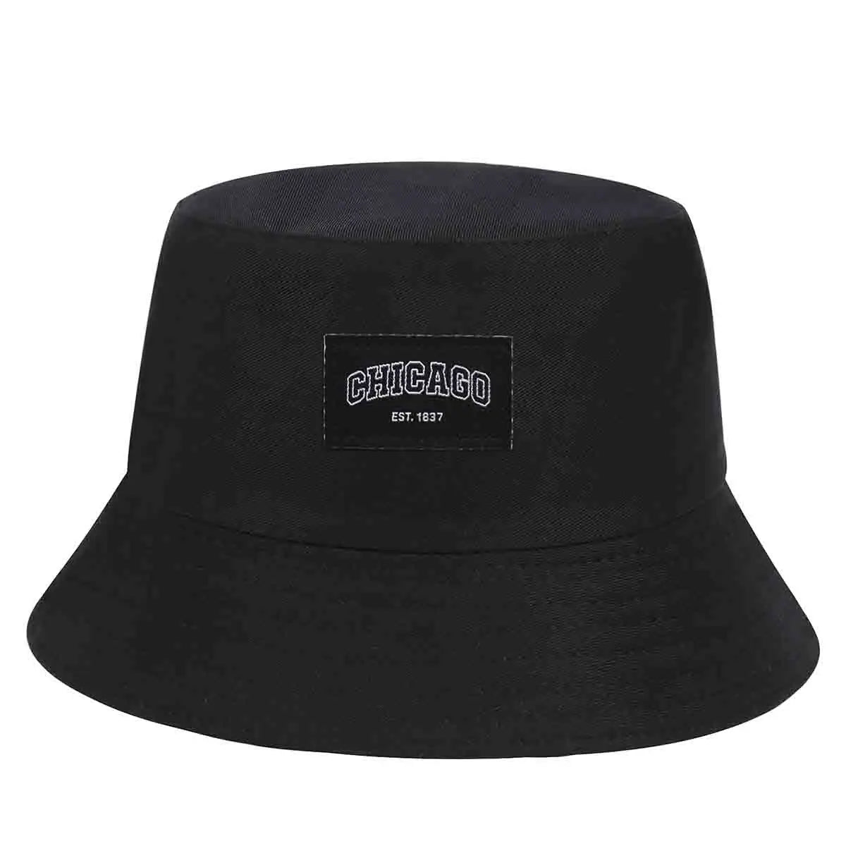Men Women Letter Icon Bucket Hat Fashion Printing Hip Hop
