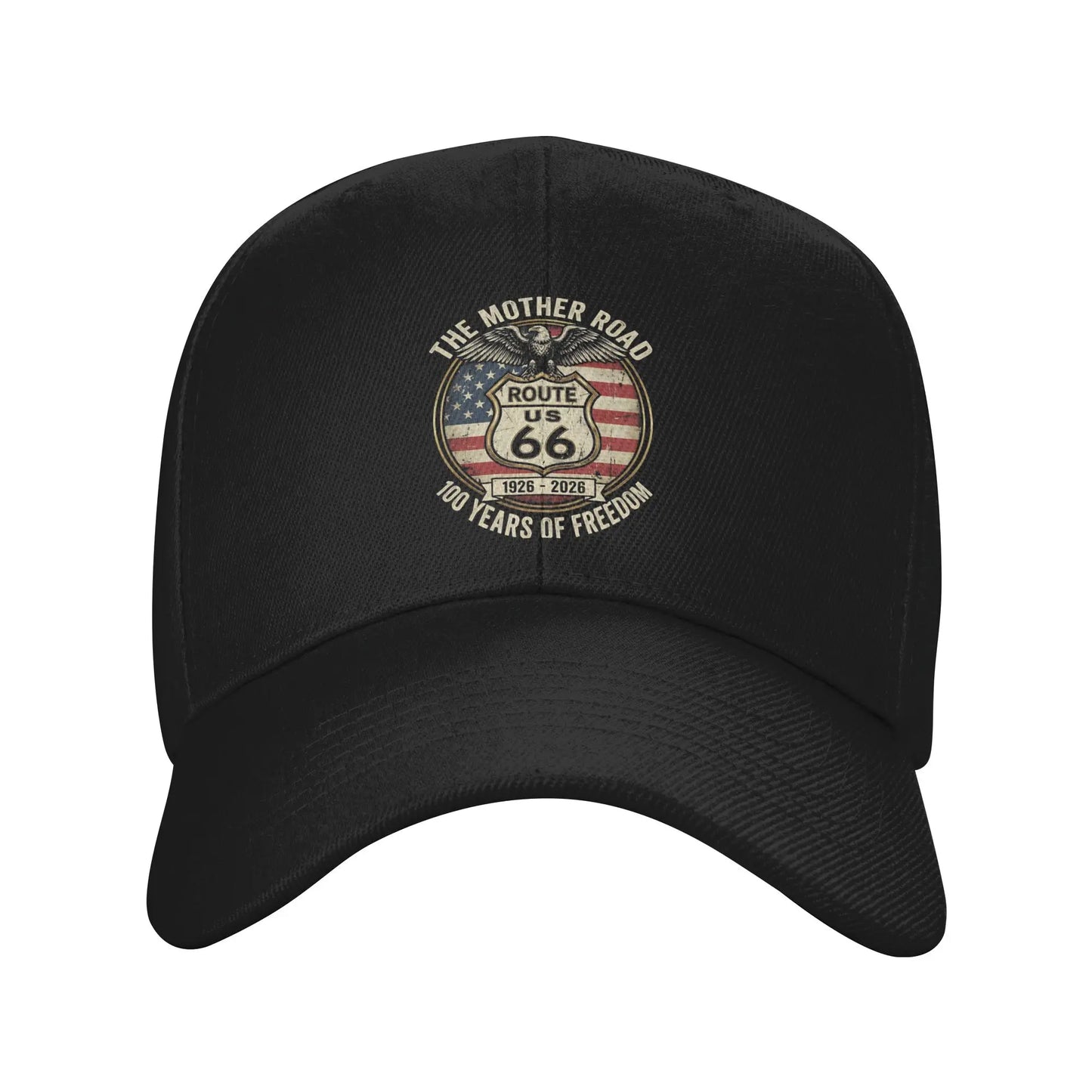 Routes 66 100th Anniversary The Mother Road  Golf Hat Merch Vintage Baseball Cap