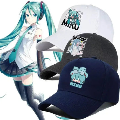 Wandai Hatsune Miku Animation Peripheral Printed Baseball Hat
