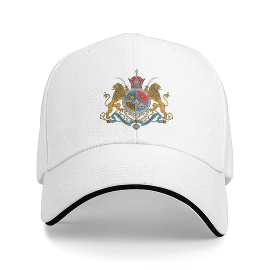 Persian Imperial Arms Of Iranian Shahs Iran 1979 Arms Persia Lion Shah Baseball Cap