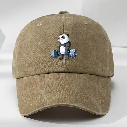 Cartoon Panda Print Baseball Cap