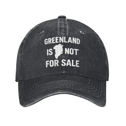 Greenland Is Not For Sale Baseball Cap Merch For Men Women