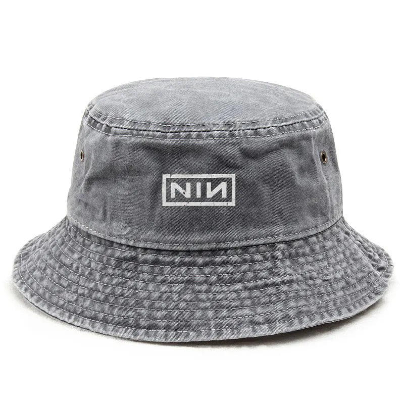 2025 New Japanese Ninja Themed Washed Fisherman Cap Vintage Distressed Hat Bucket Hats