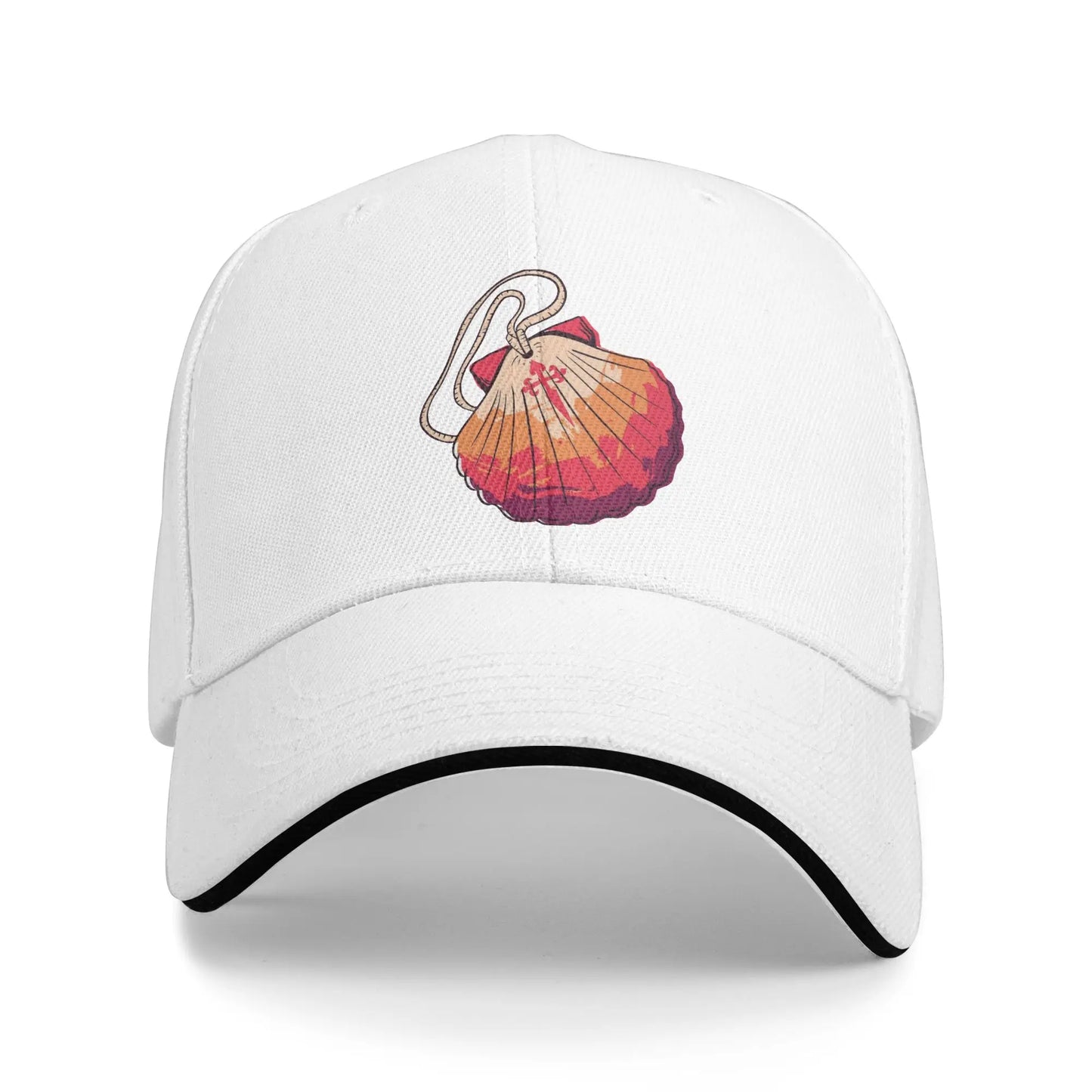 Camino De Santiago De Compostela Pilgrim Sandwich Hats Adult Baseball Cap