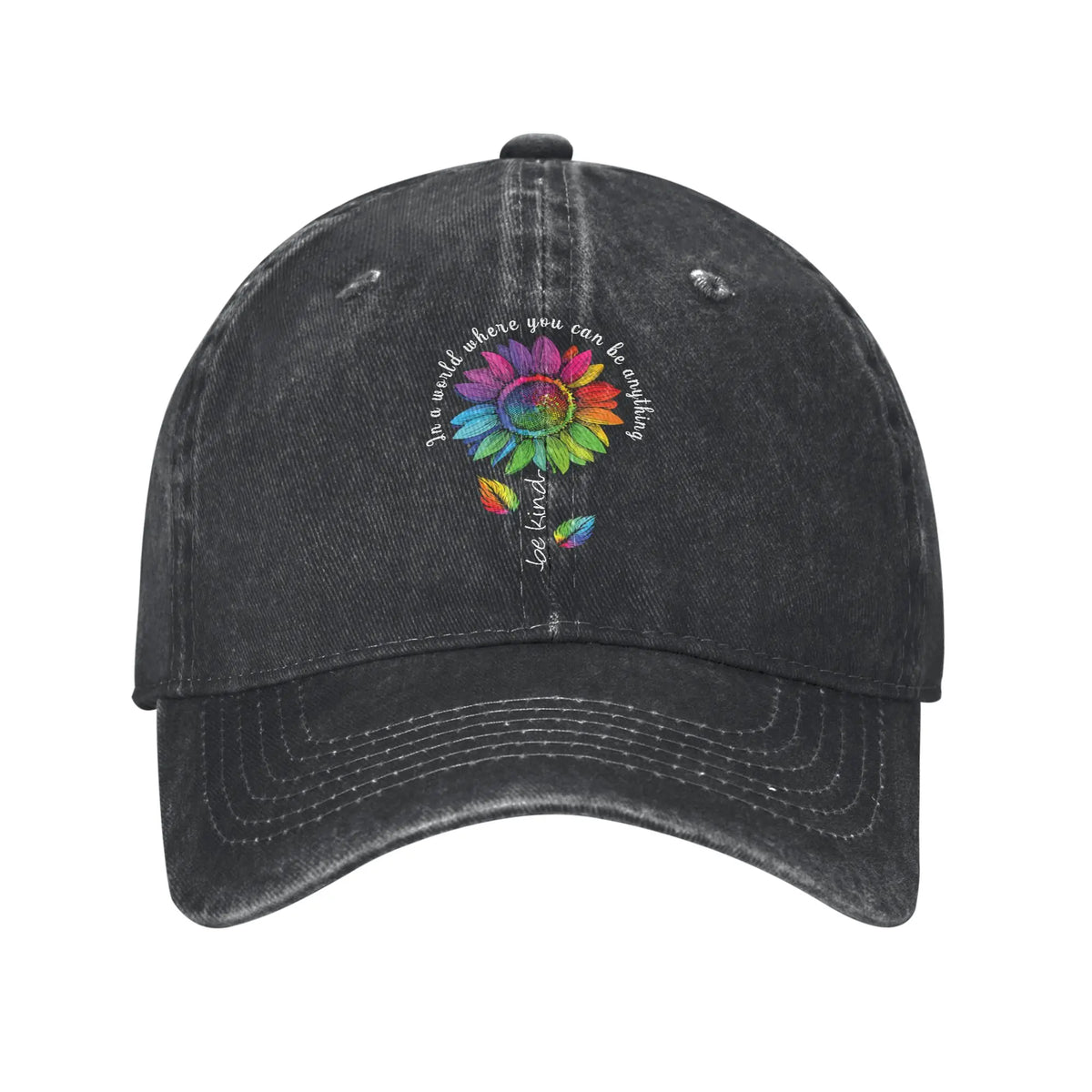 Purride Cat Pride Ally LGBT Rainbow Baseball Caps