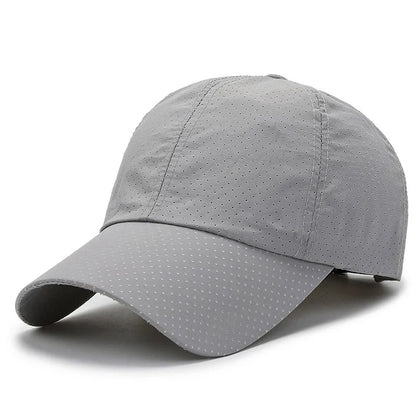 Spring Summer Solid Color Hats For Men Mesh Cap Baseball Cap