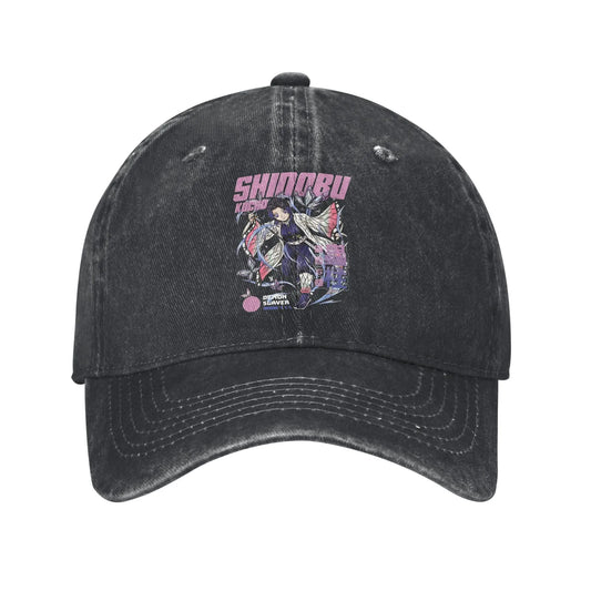 Demon Slayer  Multicolor Hat Peaked Women's Cap Shinobu Kocho Baseball Hat