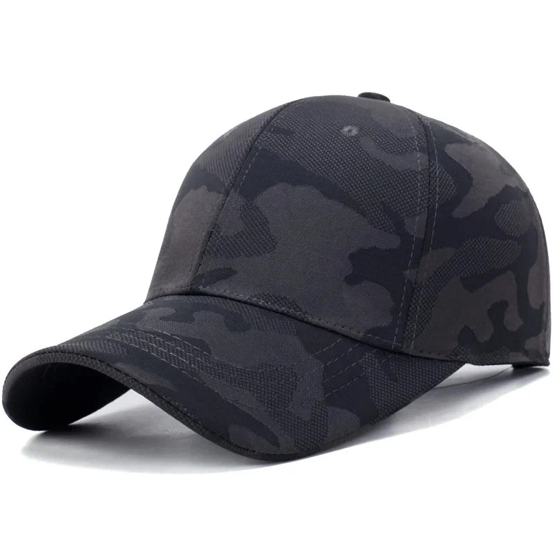 Unisex Simple Camouflage Baseball Caps Spring Autumn