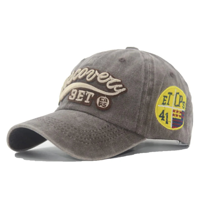NEW YORK Washed Cotton Cap For Men Women Gorras Baseball Caps