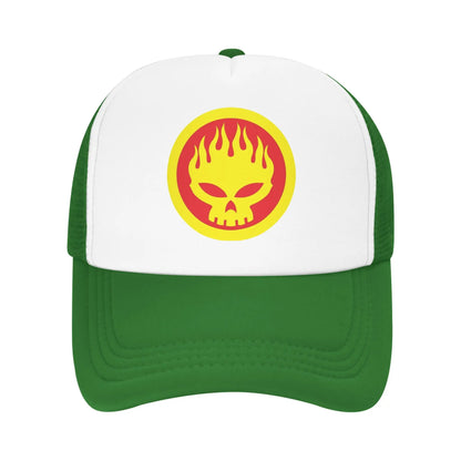Adult Manic Skull The Offspring Baseball Hat Fitted Mesh Baseball Cap