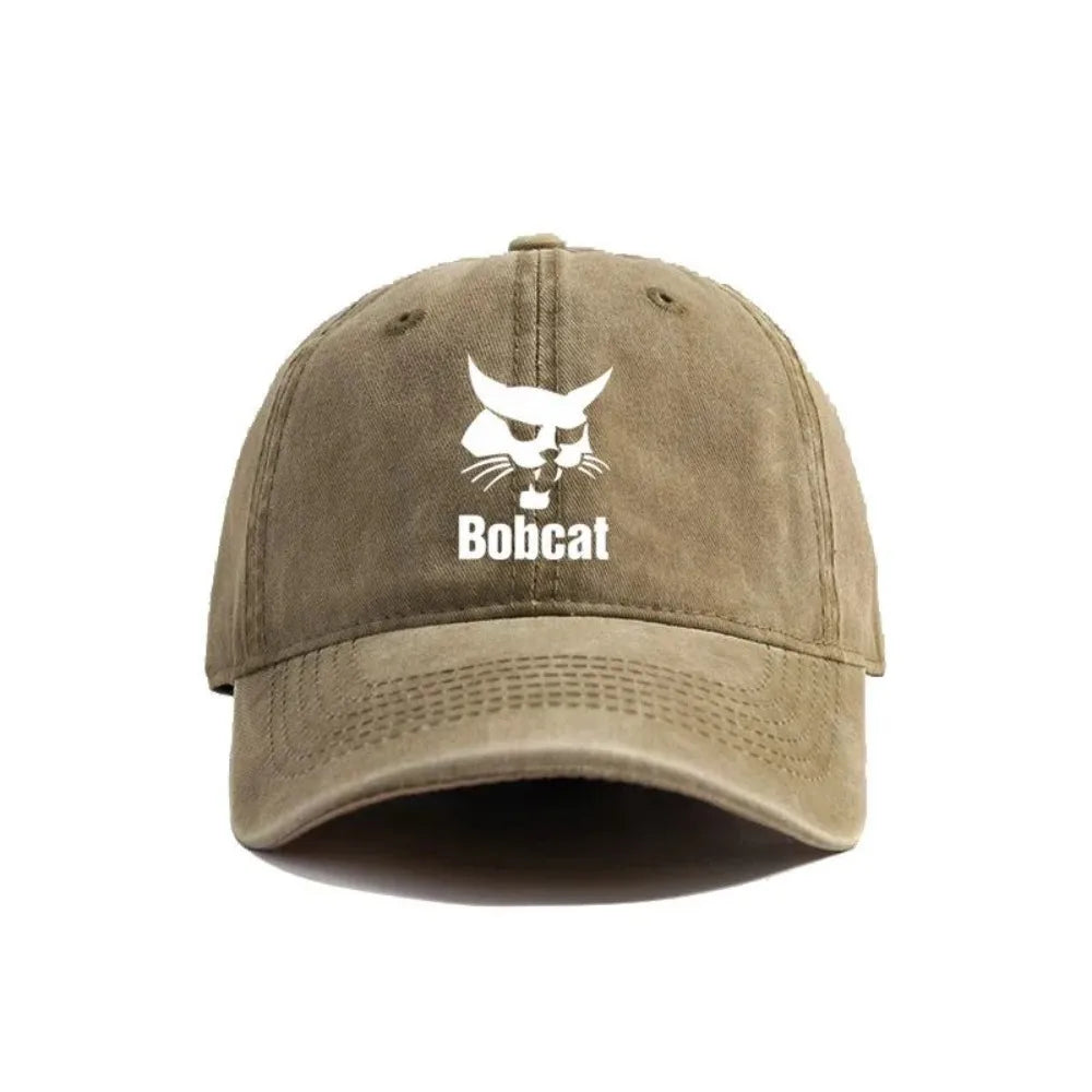 Bobcat Baseball Caps Distressed Hats Cap Men Women