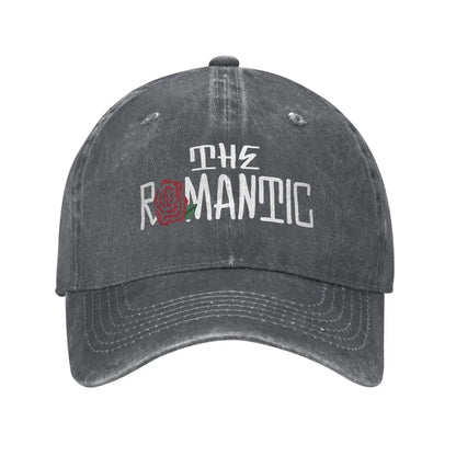 B&W The Romantic Tour Bruno Mars Concert Tour Washed Baseball Cap