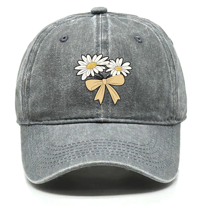Flower Print Snapback Baseball Cap Flower Hat