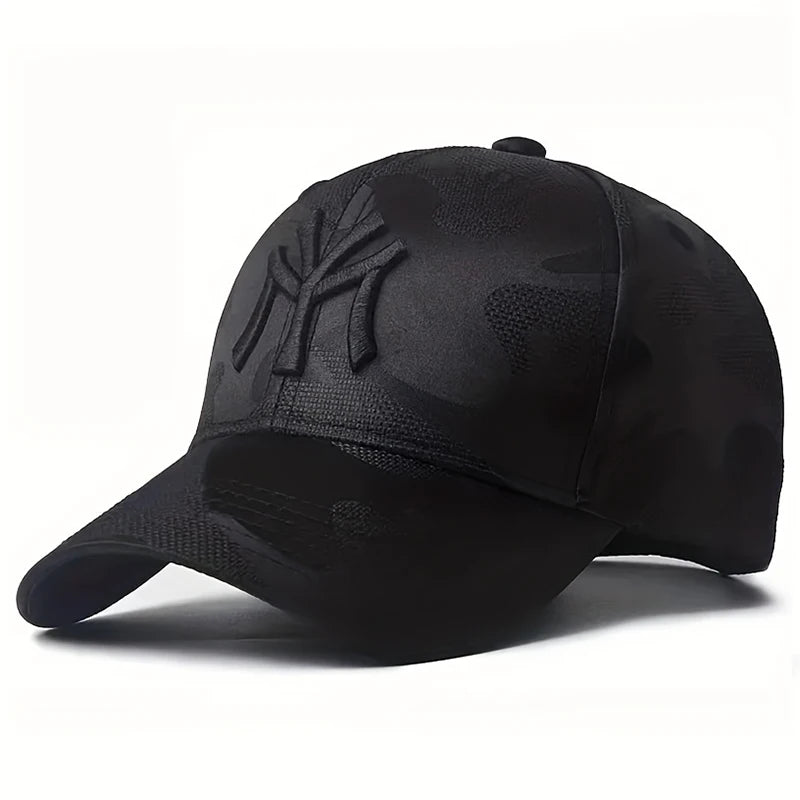 Unisex Letter Embroidery Camouflage Baseball Caps