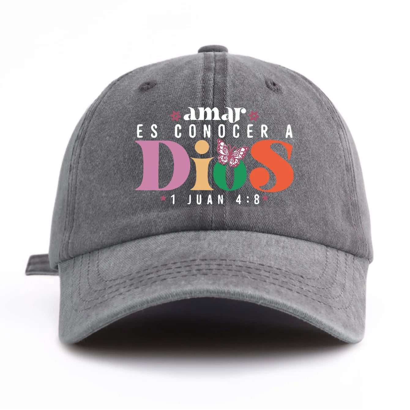 DIOS Print Washed Baseball Cap For Adults