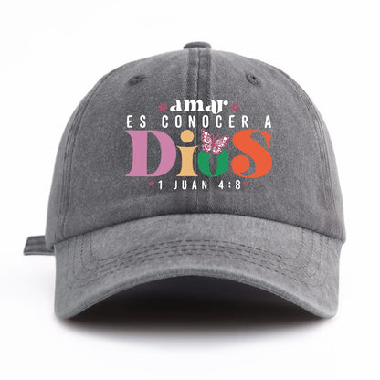 DIOS Print Washed Baseball Cap For Adults