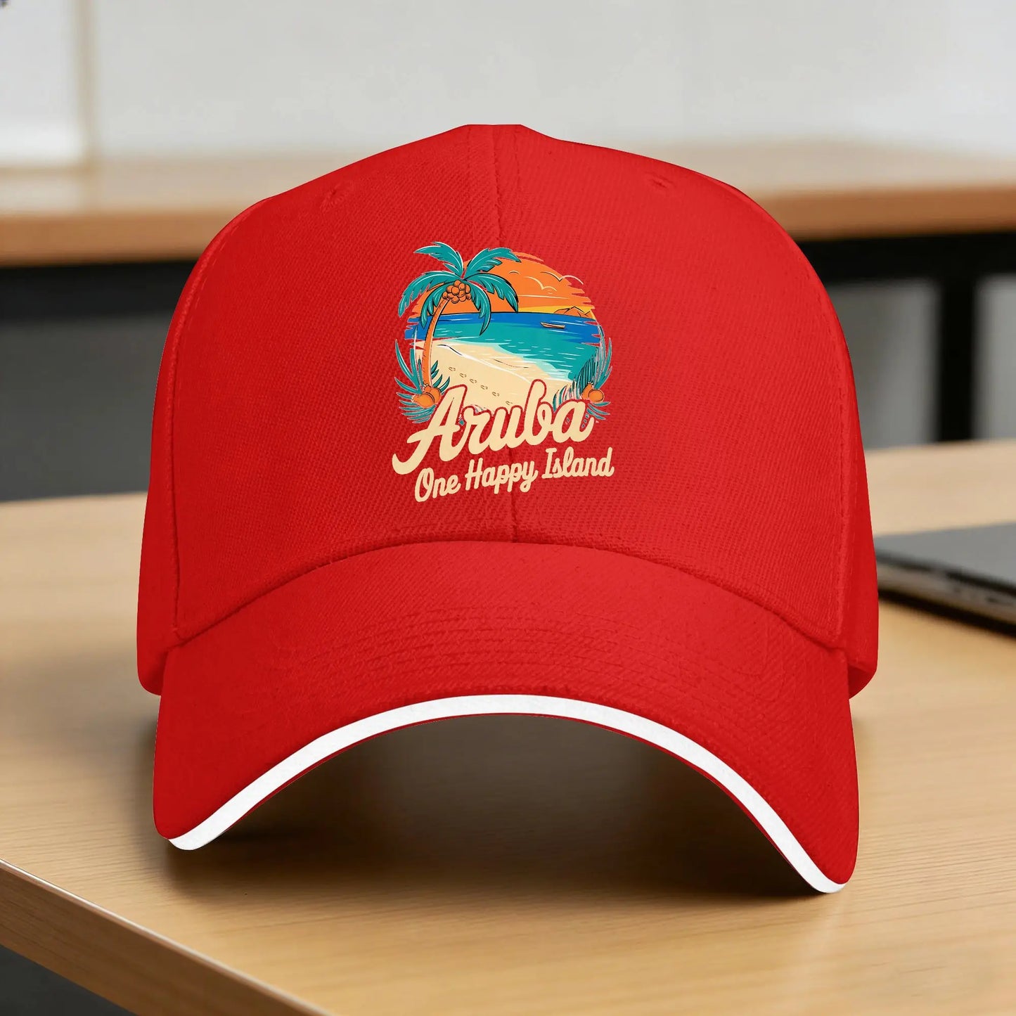 Aruba One Happy Island Casual Baseball Cap