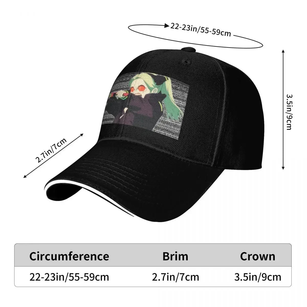 New Rebecca Cyberpunk Edgerunners Baseball Cap