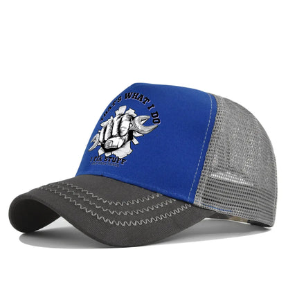New Fashion Spring Summer Printed Mesh Breathable Baseball Cap