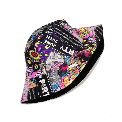 Classic 1990'S Party Reversible Bucket Hat