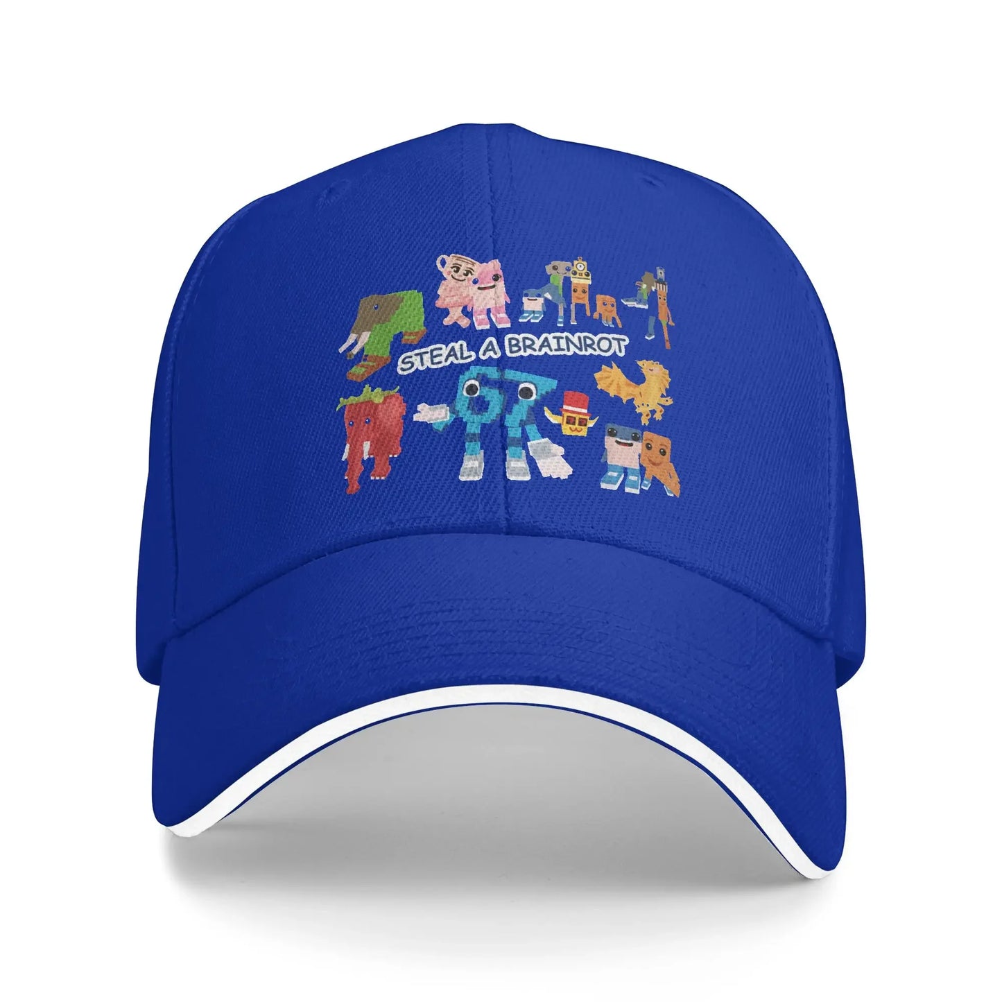 Steal A Brainrot Six Seven 67 Italian Brainrot Gaming Baseball Caps