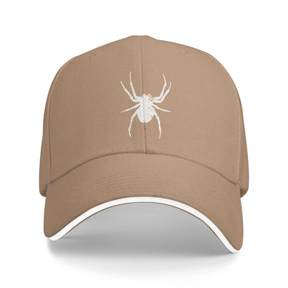 Grunge Spider Print Casual Baseball Cap