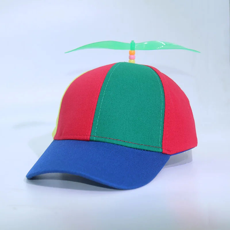 Helicopter Propeller Adventure Rainbow Bamboo Dragonfly Baseball Hat