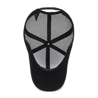 Unisex Cap Casual Plain Mesh Baseball Cap Adjustable Snapback Hats