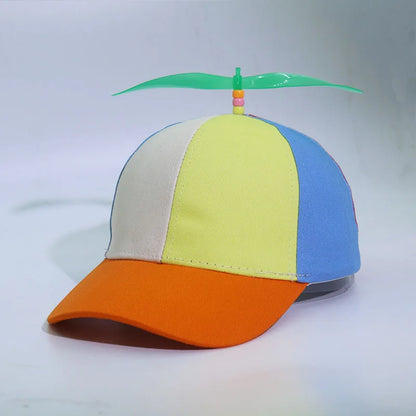 Helicopter Propeller Adventure Rainbow Bamboo Dragonfly Baseball Hat