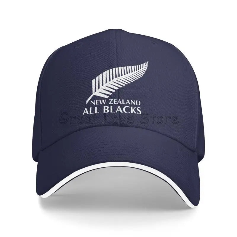 New Zealand All Blacks Print Sandwich Baseball Cap Men Hip Hop Hat