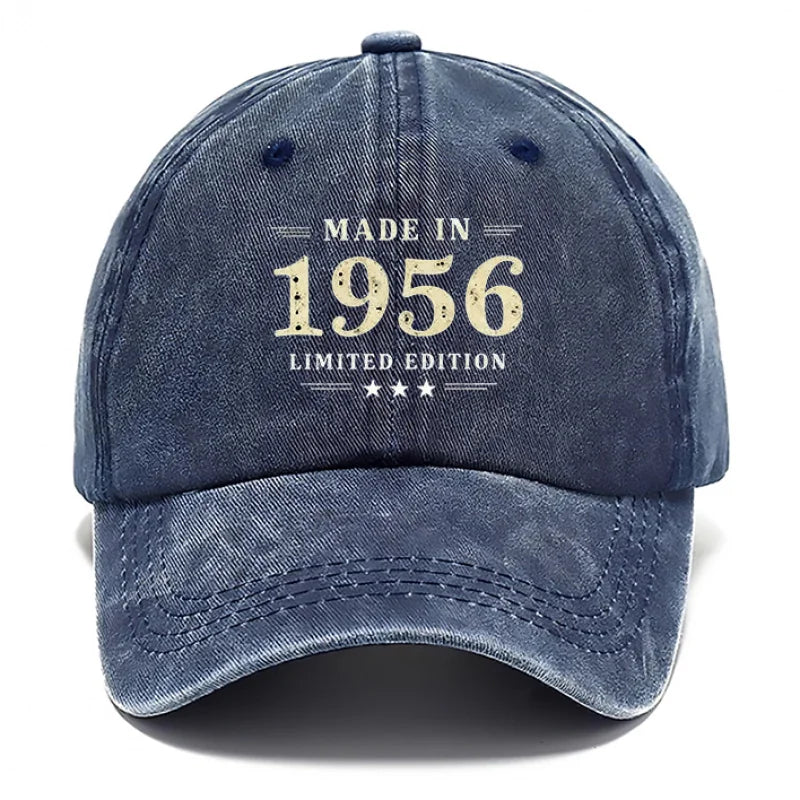 A Vintage-Style 1956 Printed Hat Baseball Cap