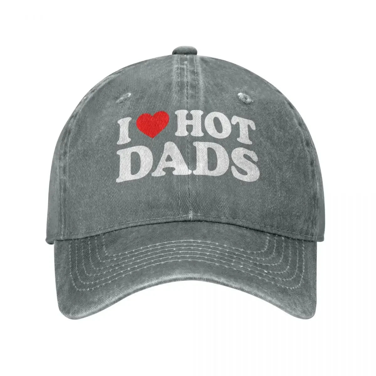 I Love Hot Dads Baseball Cap For Men Women